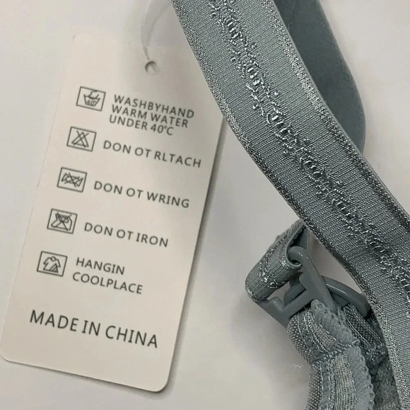 Heather Grey Nursing Maternity Bra Removable Pads Large - Picture 5 of 8